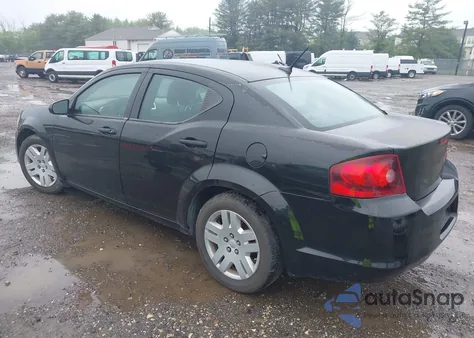 2013 Dodge Avenger Se из США, поврежденный, VIN 1C3CDZAB2DN725246